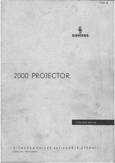 Siemens 2000 manual. Camera Instructions.